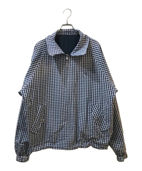 Diaspora Skateboards（ディアスポラスケートボードズ）Diaspora skateboards (ディアスポラスケートボードズ) Utility Harrington Jacket ネイビー サイズ:Lの古着・服飾アイテム