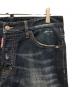 中古・古着 DSQUARED2 (ディースクエアード) ダメージ加工スキニーデニムパンツ ネイビー サイズ:48：7000円