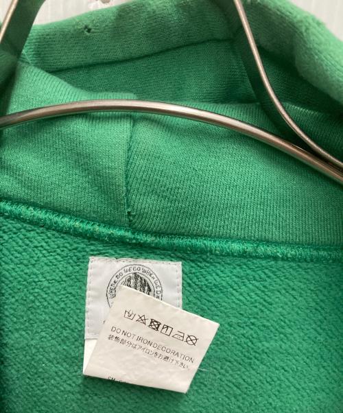 SAINT MICHAEL（セントマイケル）SAINT MICHAEL (セントマイケル) 22SS HOODIE FELT GREEN グリーン サイズ:Lの古着・服飾アイテム