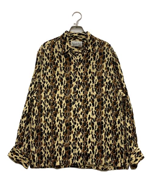 WACKO MARIA（ワコマリア）WACKO MARIA (ワコマリア) LEOPARD HAWAIIAN SHIRT ベージュ サイズ:Mの古着・服飾アイテム