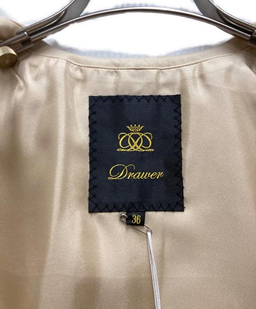 DRAWER（ドゥロワー）Drawer (ドゥロワー) PRE1 Cotton SilkTwill Gilet ベージュ サイズ:36の古着・服飾アイテム