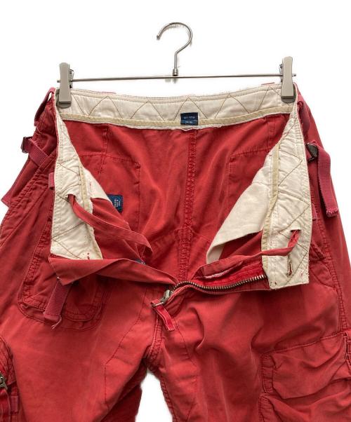 POLO RALPH LAUREN（ポロ・ラルフローレン）POLO RALPH LAUREN (ポロ・ラルフローレン) 90sカーゴパンツ レッド サイズ:34の古着・服飾アイテム