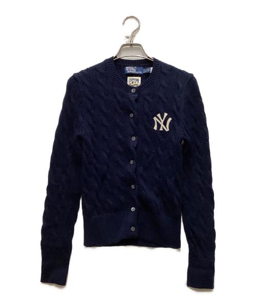 POLO RALPH LAUREN（ポロ・ラルフローレン）POLO RALPH LAUREN (ポロ・ラルフローレン) MLBヤンキース カーディガン ネイビー サイズ:Sの古着・服飾アイテム