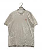 AMI Alexandre Mattiussiアミアレクサンドルマテュッシ）の古着「AMI DE COEUR T-SHIRT」｜ホワイト