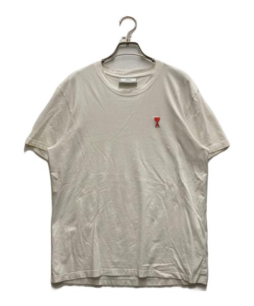 AMI Alexandre Mattiussi（アミアレクサンドルマテュッシ）AMI Alexandre Mattiussi (アミアレクサンドルマテュッシ) AMI DE COEUR T-SHIRT ホワイト サイズ:Lの古着・服飾アイテム