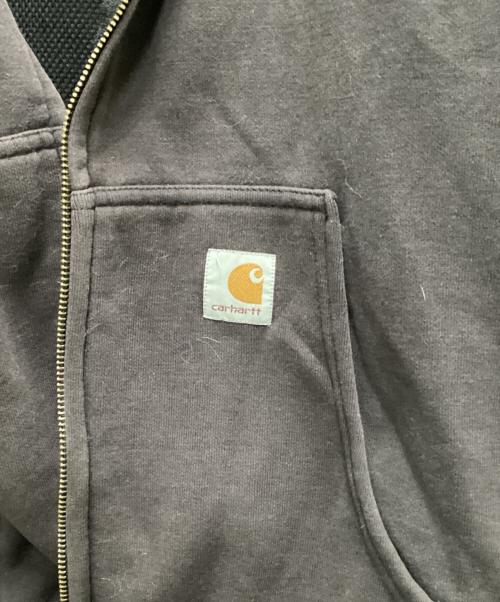 CarHartt（カーハート）CarHartt (カーハート) 00`sジップフーディ ブラック サイズ:Lの古着・服飾アイテム