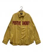 AFBエーエフビー）の古着「POSITIVE ENERGY SHIRTS」｜イエロー