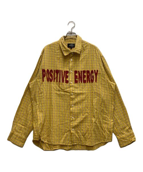 AFB（エーエフビー）AFB (エーエフビー) POSITIVE ENERGY SHIRTS イエロー サイズ:XLの古着・服飾アイテム
