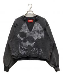 PCCVISION（ピーシーシービジョン）の古着「3MANON hoodie」｜グレー