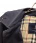 中古・古着 BURBERRY LONDON (バーバリーロンドン) 裏地ノバチェックステンカラーコート ネイビー サイズ:38：10000円