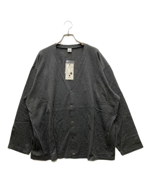 mocT（モクティ）mocT (モクティ) コットンジャージーカーディガン グレー サイズ:XLの古着・服飾アイテム