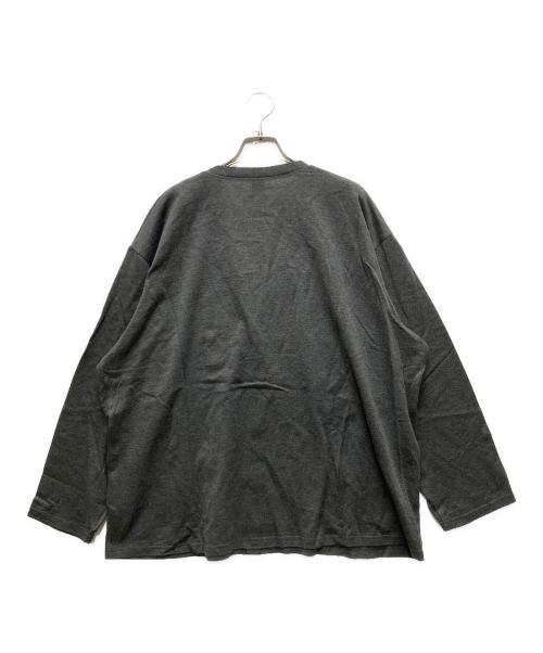 mocT（モクティ）mocT (モクティ) コットンジャージーカーディガン グレー サイズ:XLの古着・服飾アイテム