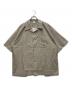 mocT（モクティ）の古着「CHECK S/S OPEN-COLLAR SHIRT」｜グレー×イエロー