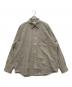 mocT（モクティ）の古着「CHECK L/S OPEN-COLLAR SHIRT」｜グレー×イエロー