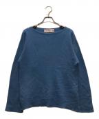 SUN/kakkeサンカッケイ）の古着「カシミヤニット」｜ブルー