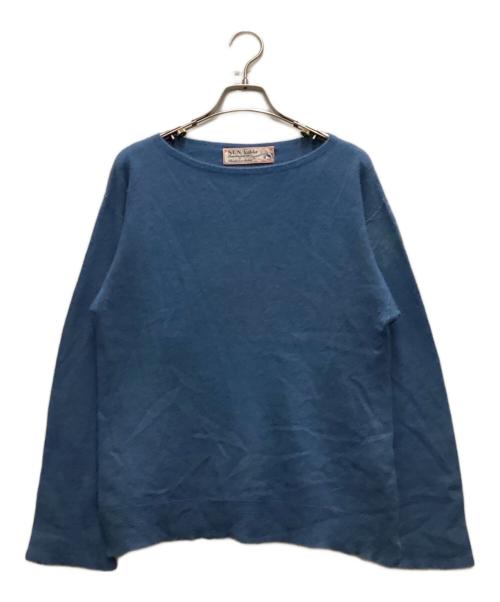 SUN/kakke（サンカッケイ）SUN/kakke (サンカッケイ) カシミヤニット ブルー サイズ:Sの古着・服飾アイテム