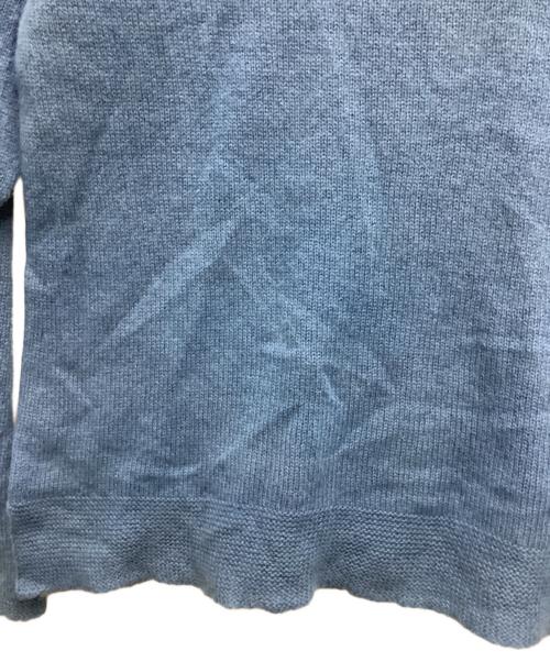 SUN/kakke（サンカッケイ）SUN/kakke (サンカッケイ) カシミヤニット ブルー サイズ:Sの古着・服飾アイテム