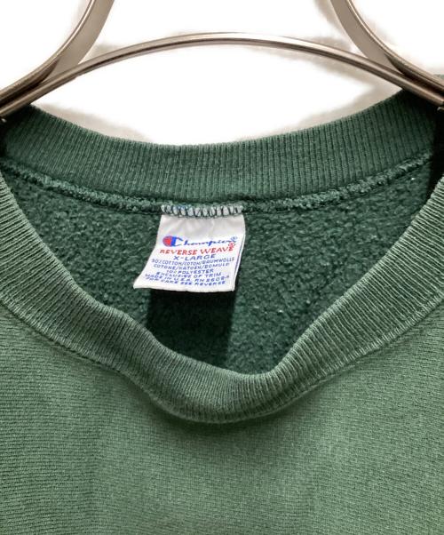 Champion（チャンピオン）Champion (チャンピオン) 90s FLETCリバースウィーブスウェット グリーン サイズ:XLの古着・服飾アイテム