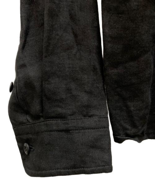 A.P.C.（アーペーセー）A.P.C. (アーペーセー) リネンシャツ ブラック サイズ:Sの古着・服飾アイテム
