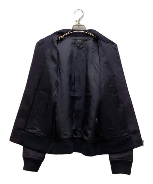 A.P.C.（アーペーセー）A.P.C. (アーペーセー) ジップアップブルゾン ネイビー サイズ:Sの古着・服飾アイテム