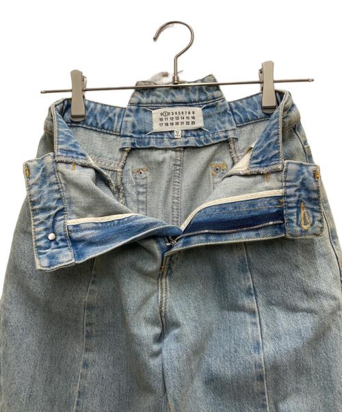 Maison Margiela（メゾンマルジェラ）Maison Margiela (メゾンマルジェラ) 再構築デニムパンツ ブルー サイズ:36の古着・服飾アイテム