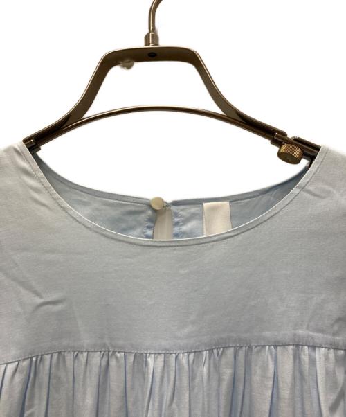 merlette（マーレット）merlette (マーレット) ギャザーワンピース ブルー サイズ:XSの古着・服飾アイテム