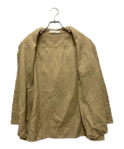 Chloe（クロエ）Chloe (クロエ) リネン混シャツ ベージュ サイズ:36の古着・服飾アイテム