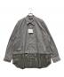 COMME des GARCONS HOMME（コムデギャルソン オム）の古着「L/Sチェック切替シャツ」｜グレー