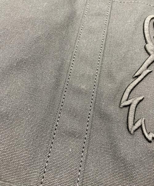 maison kitsune（アシッドメゾンキツネ）MAISON KITSUNE (アシッドメゾンキツネ) フォックスヘッド X トートバッグ ブラックの古着・服飾アイテム