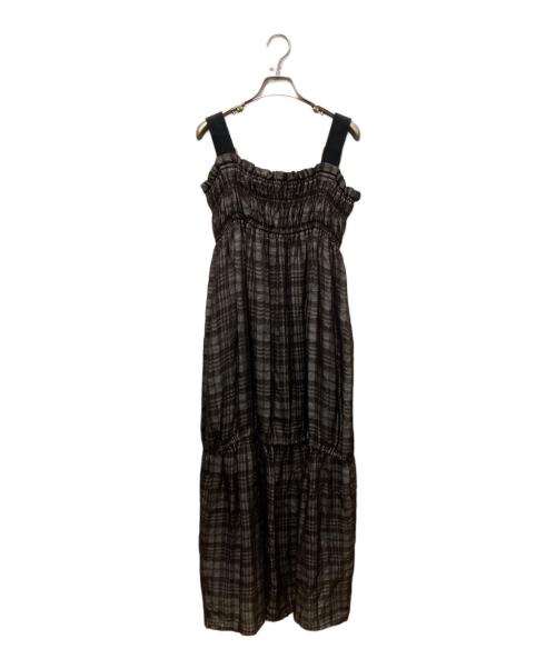TODAYFUL（トゥデイフル）TODAYFUL (トゥデイフル) Strap Jacquard Dress ブラウン サイズ:36の古着・服飾アイテム