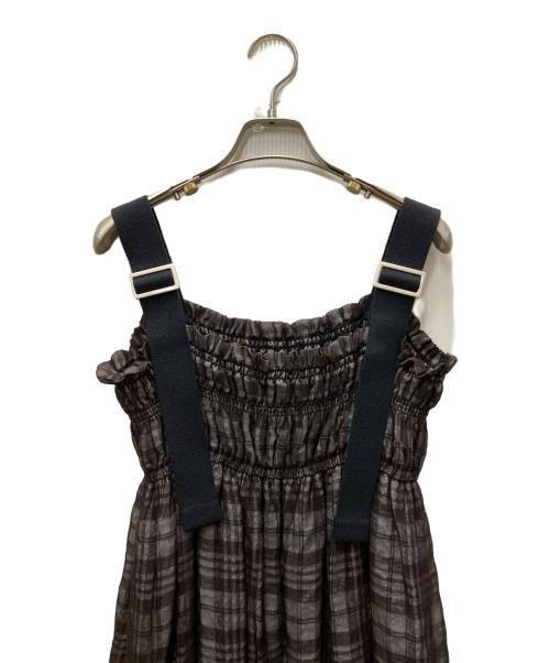 TODAYFUL（トゥデイフル）TODAYFUL (トゥデイフル) Strap Jacquard Dress ブラウン サイズ:36の古着・服飾アイテム