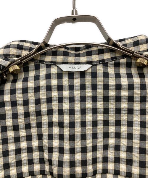 MANOF（マノフ）MANOF (マノフ) OVER SIZED 2WAY SHIRTSトップス ブラック×イエロー サイズ:Sの古着・服飾アイテム