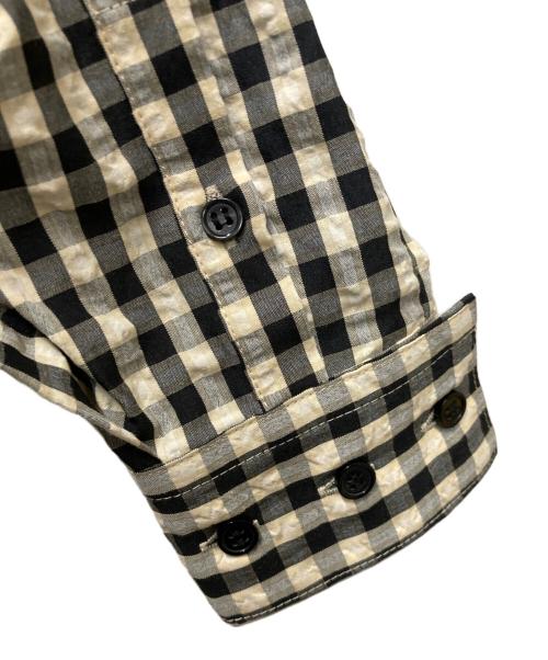 MANOF（マノフ）MANOF (マノフ) OVER SIZED 2WAY SHIRTSトップス ブラック×イエロー サイズ:Sの古着・服飾アイテム