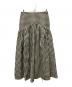 MANOF（マノフ）の古着「HIGH WAIST TIERED SKIRT」｜ブラック×イエロー