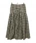 MANOF (マノフ) HIGH WAIST TIERED SKIRT ブラック×イエロー サイズ:S：9000円