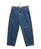 WTAPSダブルタップス）の古着「BLUES STRAIGHT TROUSERS COTTON. DENIM」｜ブルー