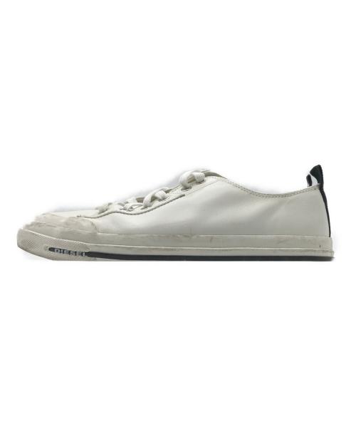DIESEL（ディーゼル）DIESEL (ディーゼル) S-ASTICO LOW CUT ホワイト サイズ:26.5cmの古着・服飾アイテム