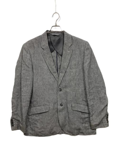 Eddie Bauer（エディーバウアー）Eddie Bauer (エディーバウアー) リネンテーラードジャケット グレー サイズ:Lの古着・服飾アイテム