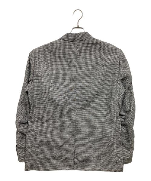 Eddie Bauer（エディーバウアー）Eddie Bauer (エディーバウアー) リネンテーラードジャケット グレー サイズ:Lの古着・服飾アイテム