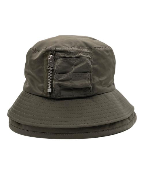 sacai（サカイ）sacai (サカイ) バケットハット オリーブ サイズ:1の古着・服飾アイテム