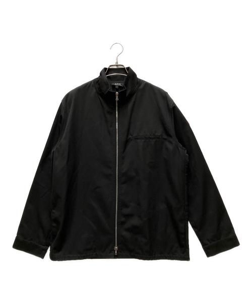 A.P.C.（アーペーセー）A.P.C. (アーペーセー) 00`Sスダブルジップアップジャケット ブラック サイズ:1の古着・服飾アイテム