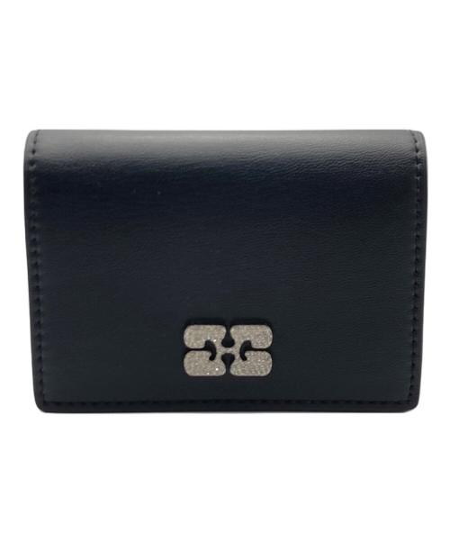 GANNI（ガニー）Ganni (ガニー) Bou Flap Card Holder ブラックの古着・服飾アイテム