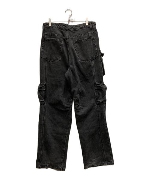 Jaded London（ジェイデッドロンドン）Jaded London (ジェイデッドロンドン) デニムカーゴパンツ ブラック サイズ:W30の古着・服飾アイテム