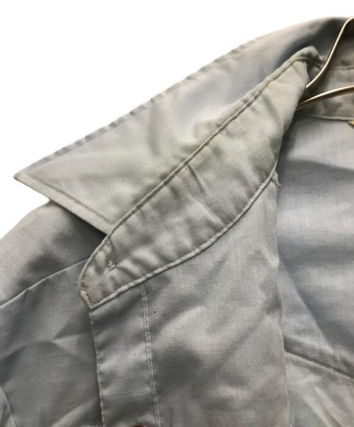 SUNDANCE（サンダンス）SUNDANCE (サンダンス) 70's USA製半袖ウエスタンシャツ ブルー サイズ:XLの古着・服飾アイテム