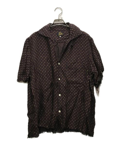 Needles（ニードルズ）Needles (ニードルズ) CUT-OFF BOTTOM SHIRT ネイビー サイズ:Mの古着・服飾アイテム