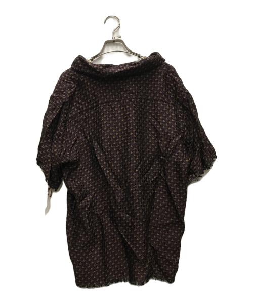 Needles（ニードルズ）Needles (ニードルズ) CUT-OFF BOTTOM SHIRT ネイビー サイズ:Mの古着・服飾アイテム