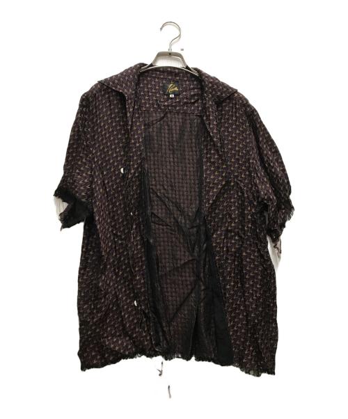 Needles（ニードルズ）Needles (ニードルズ) CUT-OFF BOTTOM SHIRT ネイビー サイズ:Mの古着・服飾アイテム