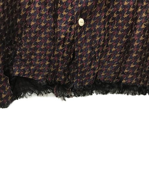 Needles（ニードルズ）Needles (ニードルズ) CUT-OFF BOTTOM SHIRT ネイビー サイズ:Mの古着・服飾アイテム