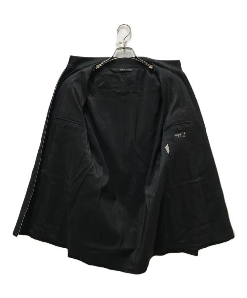 agnes b homme（アニエスベーオム）agnes b homme (アニエスベーオム) 90's ジップジャケット ブラック サイズ:46の古着・服飾アイテム