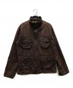 Barbourバブアー）の古着「TROOPER JACKET」｜ブラウン